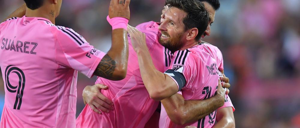 Lionel Messi traf doppelt für Inter Miami - und schrieb damit MLS-Geschichte.