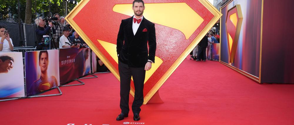 David Corenswet nimmt an einer „Superman“-Fan-Veranstaltung im Cineworld Leicester Square teil.