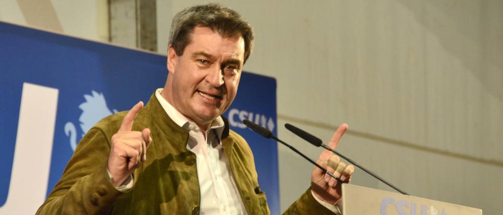 Der bayerische Ministerpräsident: Markus Söder (CSU).