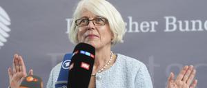 Margaretha Sudhof, Sonderermittlerin in der Maskenaffäre rund um Unions-Fraktionschef Jens Spahn, vor der Sitzung des Gesundheitsausschusses im Bundestag
