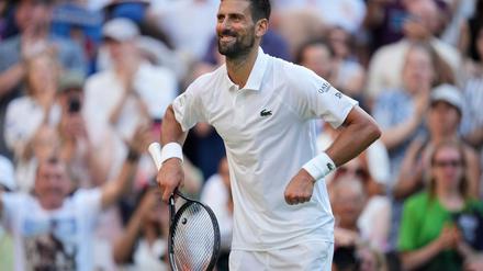„Pump it up“: Novak Djokovic mit seinem neuen Jubel.