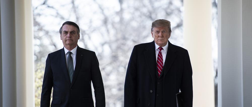 Freunde im Geiste: Donald Trump und Jair Bolsonaro.