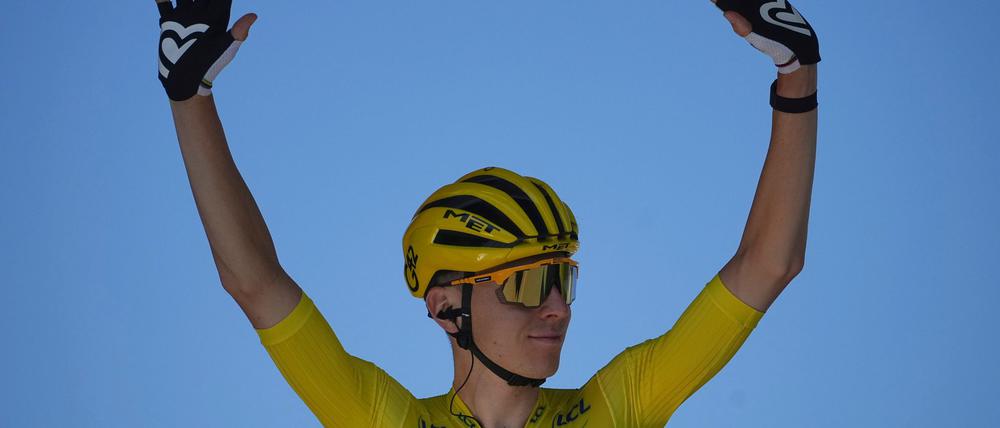 Plant Start bei der Vuelta: Rad-Superstar Tadej Pogacar. 