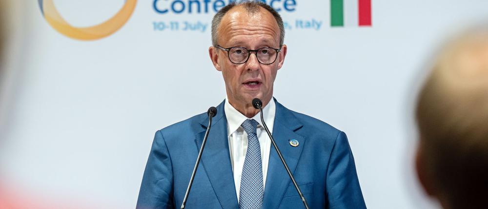 Muss versuchen, die Reihen zu schließen: Kanzler Friedrich Merz (CDU).