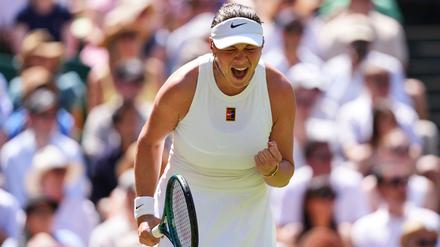 Amanda Anisimova bejubelt den Einzug in ihr erstes Grand-Slam-Finale