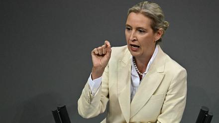 Alice Weidel im Bundestag. 