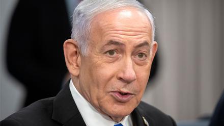 Israels Premier Netanjahu bekräftigt seine Ziele im Gaza-Krieg. 