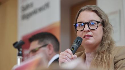 Friederike Benda will künftig den BSW-Landesverband in Brandenburg führen. (Archivbild) 