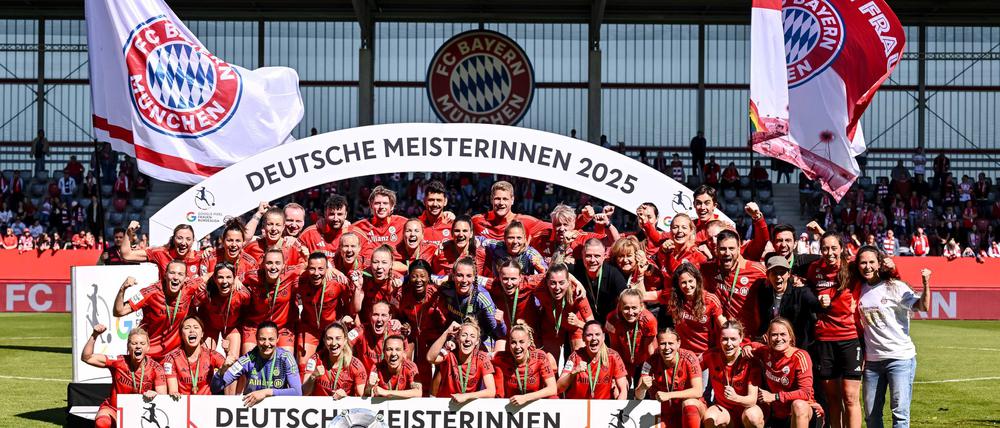 Sie sind die Gejagten: Die Bayern-Fußballerinnen.