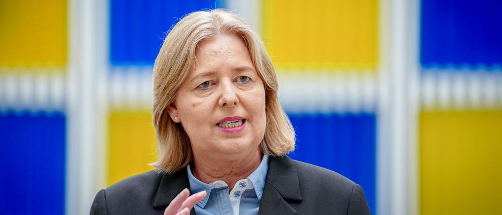 „Ich bin für alles offen“, sagte die Bundessozialministerin mit Blick auf die Rente. 
