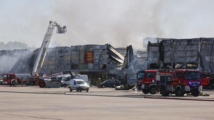 Polen macht russische Geheimdienste für den Brand im Marywilska-Einkaufszentrum in Warschau verantwortlich. (Archivbild)