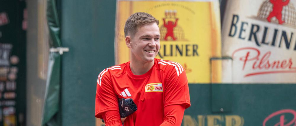 Matheo Raab trainierte am Freitag erstmals in Berlin.