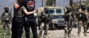 Beamte der US-Einwanderungsbehörde ICE in Kalifornien.