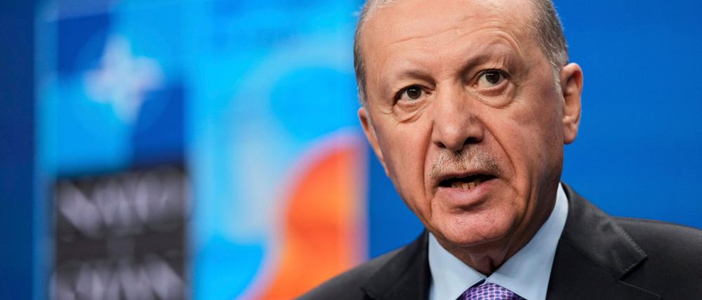 Präsident Erdogan begrüßt die Waffenniederlegung