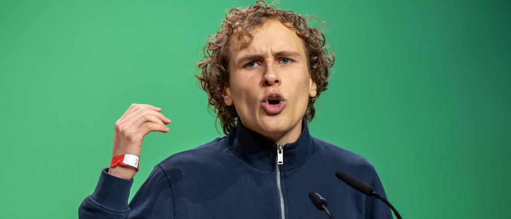 Der Co-Bundesvorsitzende der Grünen Jugend Jakob Blasel.