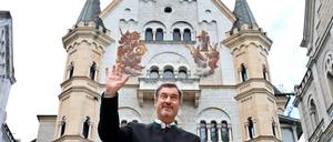 Söder am Schloss Neuschwanstein. 