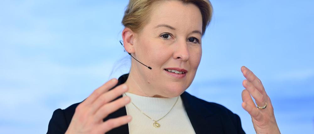 Franziska Giffey ist Berlins Wirtschaftssenatorin. (Archivbild) 