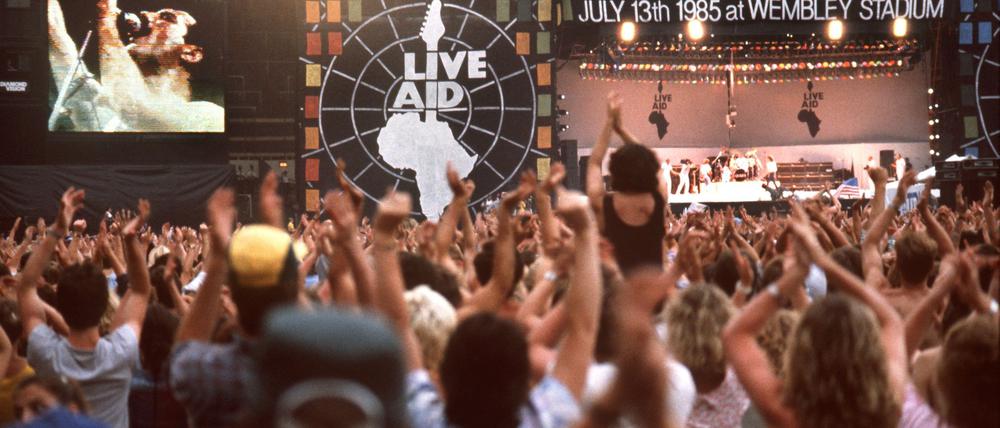 Der mitreißende Auftritt von Queen bei „Live Aid“ ist legendär. (Archivbild)