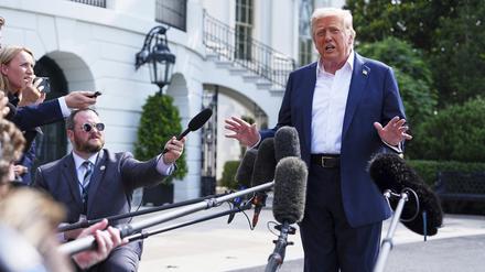 US-Präsident Donald Trump setzt die EU unter Druck.