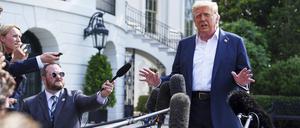 US-Präsident Donald Trump setzt die EU unter Druck.