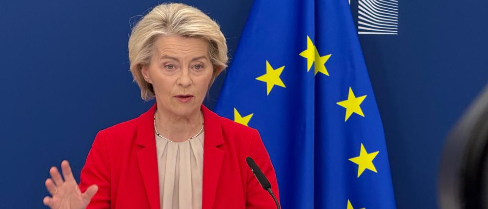 EU-Kommissionspräsidentin Ursula von der Leyen