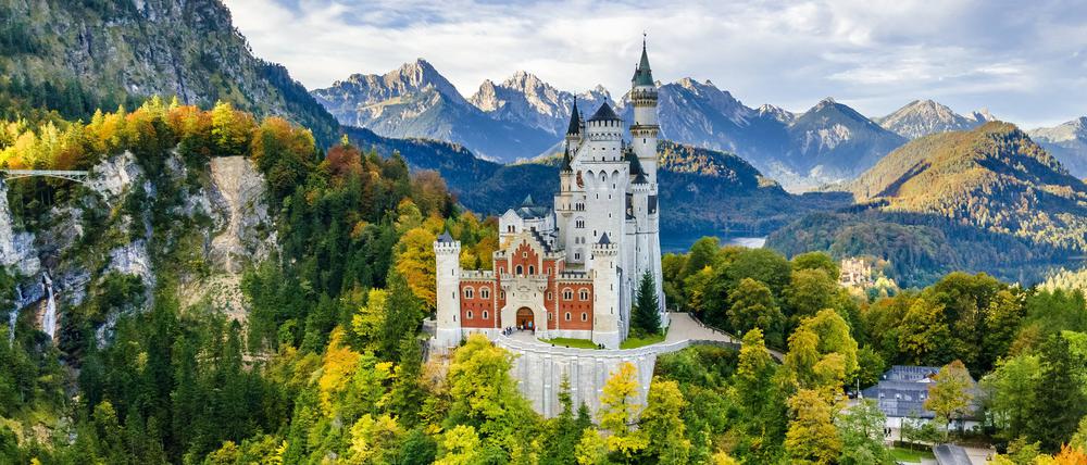 Schloss Neuschwanstein sieht wirklich aus, wie aus einem Kitschfilm.