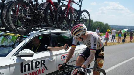 Zimmermann will die Tour trotz seines schweren Sturzes fortsetzen.
