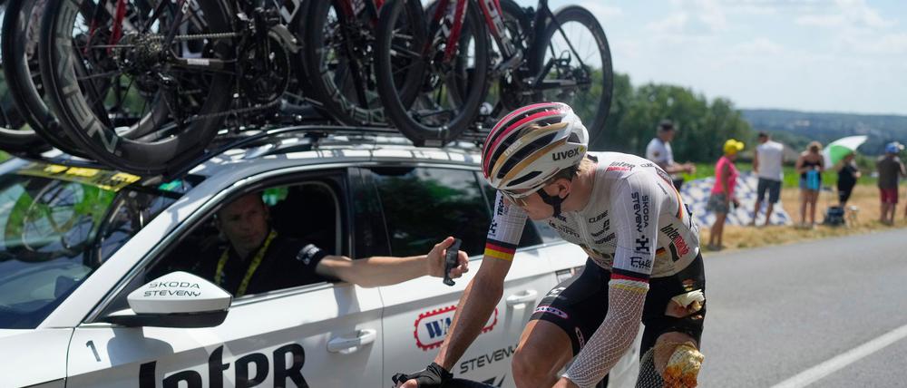 Zimmermann will die Tour trotz seines schweren Sturzes fortsetzen.