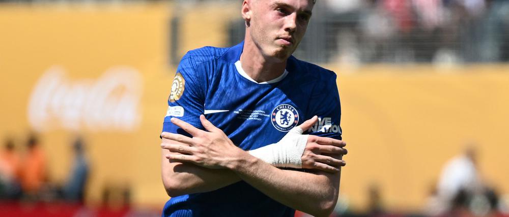 Der Mann des Spiels: Cole Palmer jubelt nach seinem ersten Tor.