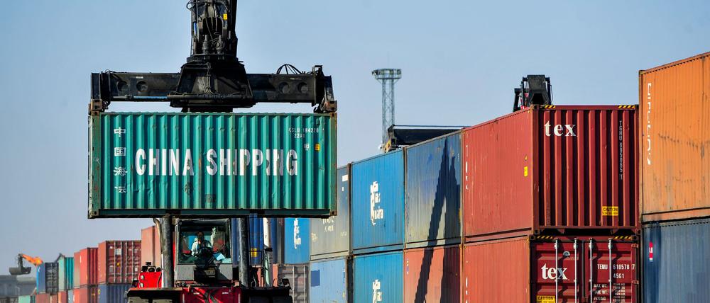 Chinas Außenhandel wuchs zuletzt trotz des Handelsstreits mit den USA. (Archivbild)
