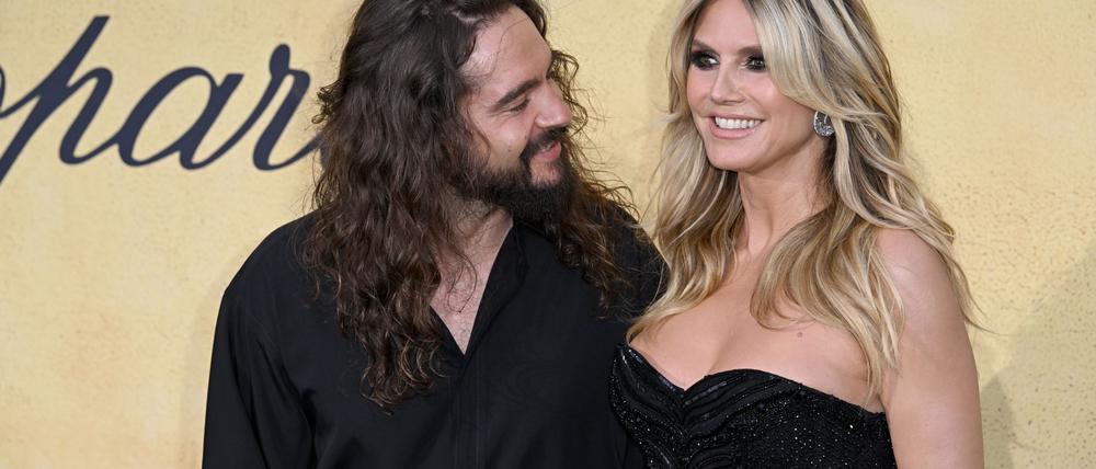 Heidi Klum und Tom Kaulitz machen gemeinsam Urlaub am Strand. (Archivbild)