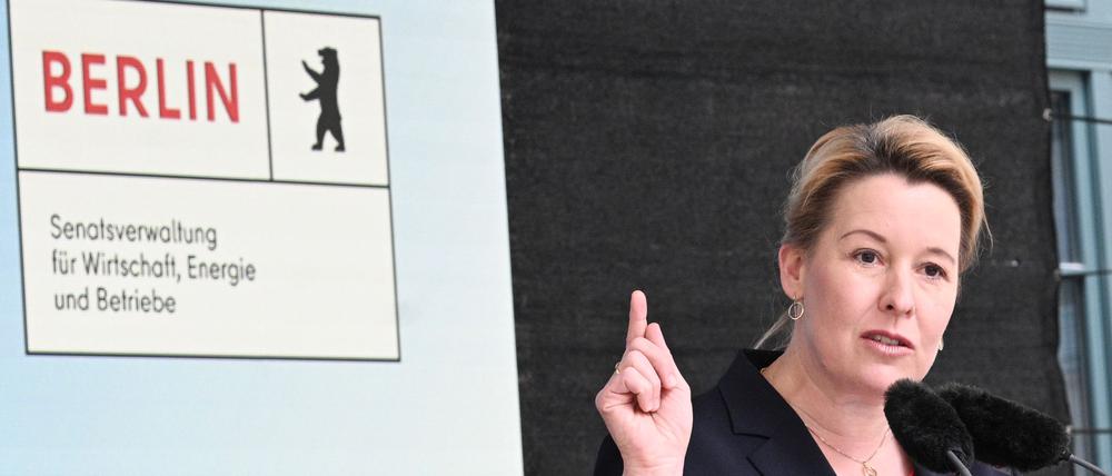 Wirtschaftssenatorin Franziska Giffey (SPD) möchte mehr Fachkräfte aus Indien motivieren, nach Berlin zu kommen. (Archivfoto)