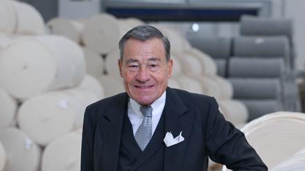 Durch regelmäßige öffentliche Auftritte ist Wolfgang Grupp senior einer der bekanntesten Kaufleute Deutschlands (Archivbild).