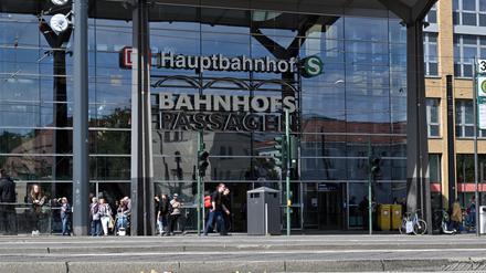 Blick auf den Potsdamer Hauptbahnhof.