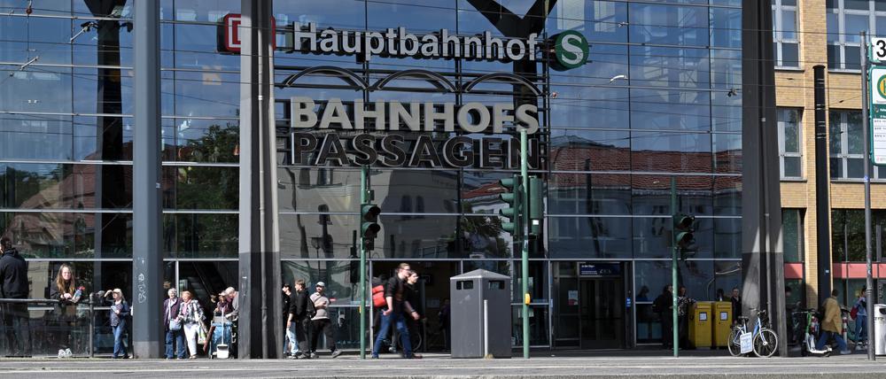 Blick auf den Potsdamer Hauptbahnhof.