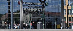 Blick auf den Potsdamer Hauptbahnhof.