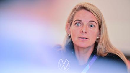 Sportdirektorin Nia Künzer: Ganz schwere Aufgabe für das DFB-Team im EM-Viertelfinale. 