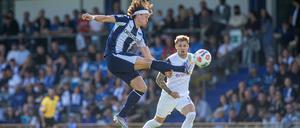 Flying Fabi. Herthas Sturm ist in hohem Maße von Fabian Reese (l.) abhängig.