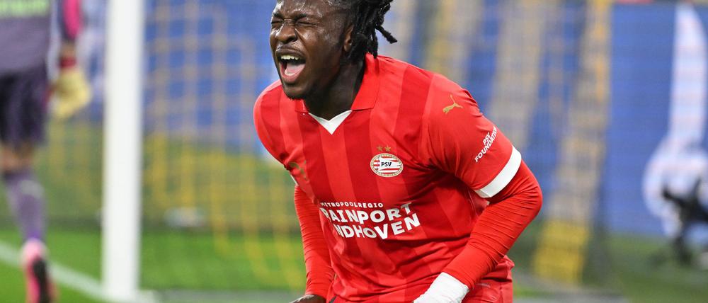 Johan Bakayoko von der PSV Eindhoven steht kurz vor einem Wechsel zu RB Leipzig.