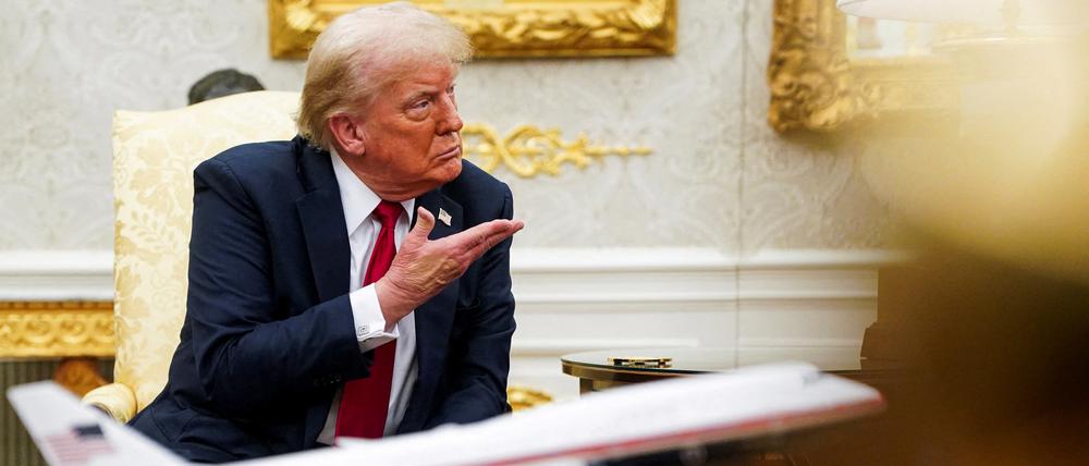 US-Präsident Donald Trump verliert augenscheinlich die Geduld mit Russlands Präsidenten Wladimir Putin.
