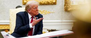 US-Präsident Donald Trump verliert augenscheinlich die Geduld mit Russlands Präsidenten Wladimir Putin.