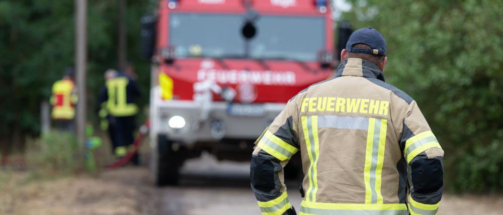 In der Gohrischheide an der Grenze zwischen Sachsen und Brandenburg hatte es zuletzt tagelang gebrannt. (Archivbild)