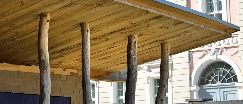 Der Proto-Potsdam-Pavillon wird zur Open-Air-Bühne.