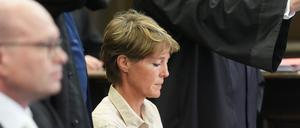 Christina Block während des Prozesses wegen mutmaßlicher Kindesentführung am Landgericht Hamburg.