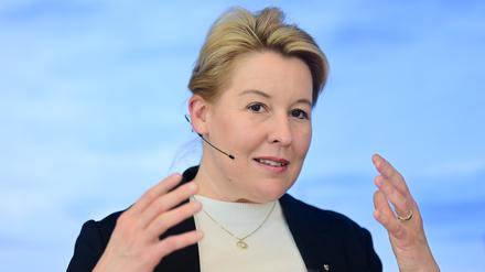 Macht Hoffnung. Wirtschaftssenatorin Franziska Giffey sieht erste Schritte auf dem richtigen Erfolgsweg.