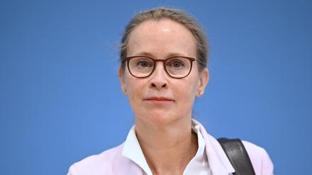 Frauke Brosius-Gersdorf bei einer Pressekonferenz.