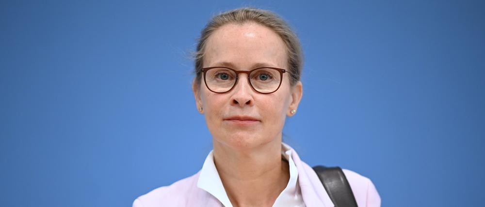 Frauke Brosius-Gersdorf bei einer Pressekonferenz.