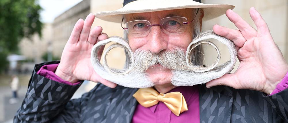 Jürgen Burkhardt ist mehrmaliger Bartweltmeister. 