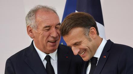 Im Scheitern vereint: Frankreichs Noch-Premier Francois Bayrou und Präsident Emmanuel Macron.