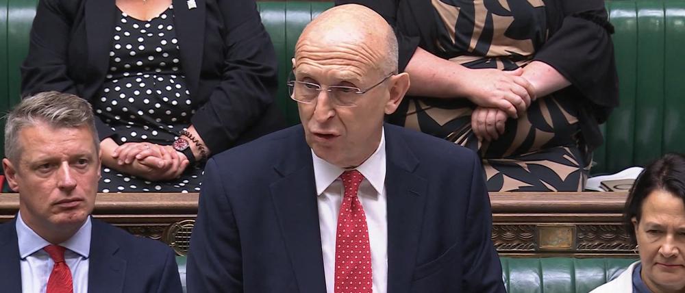 Der britische Verteidigungsminister John Healey.